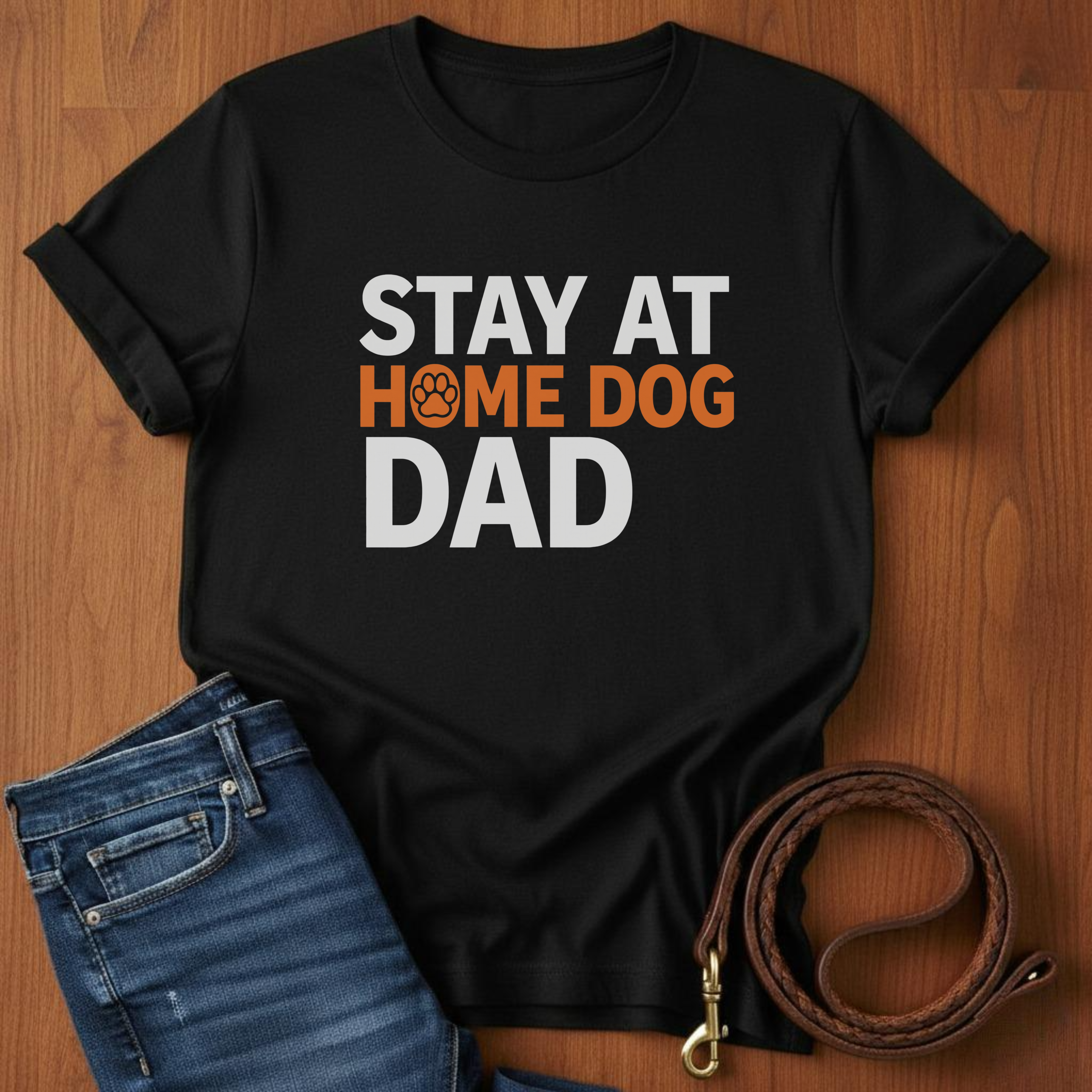 Stay At Home Dog Dad T-Shirt