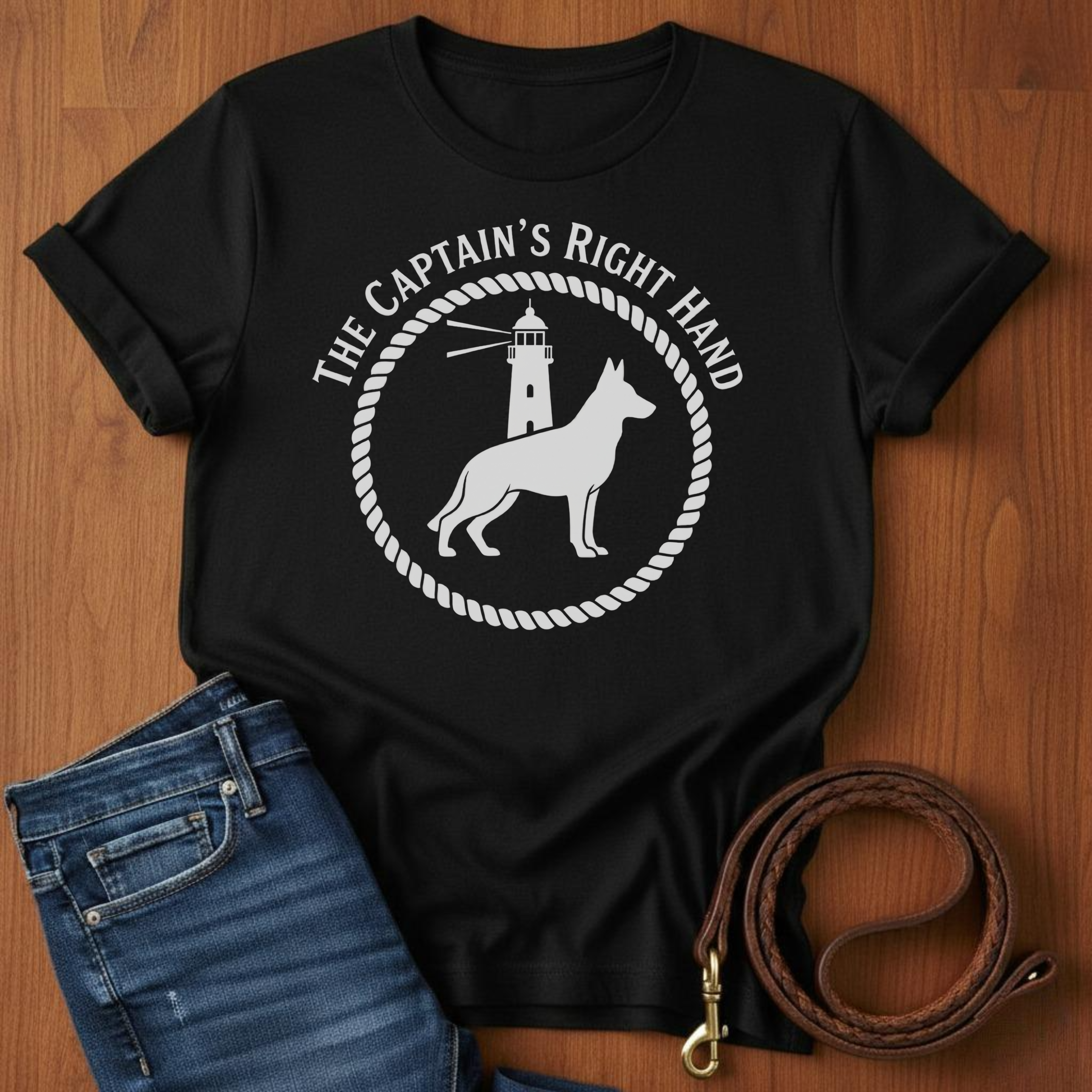 The Captain's Right Hand German Shepherd T-Shirt