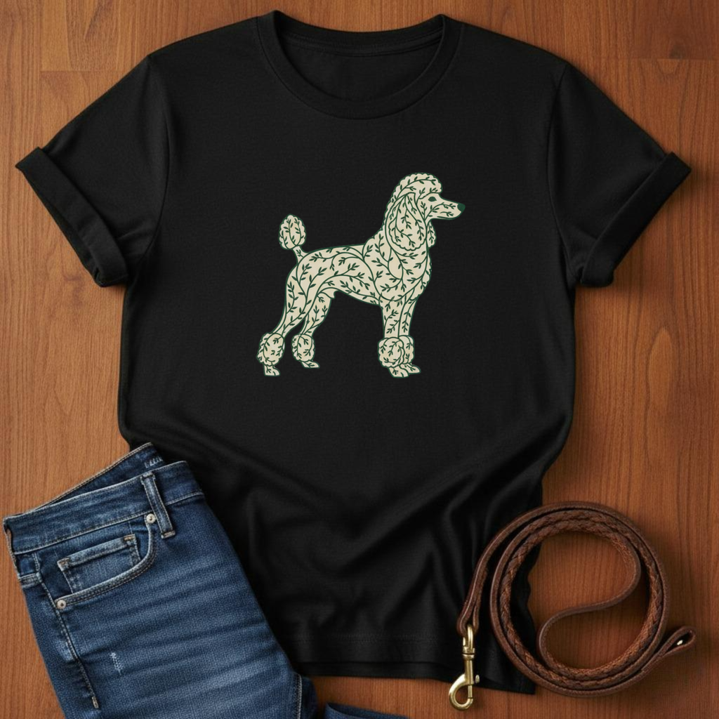 Willow Branch Poodle T-Shirt