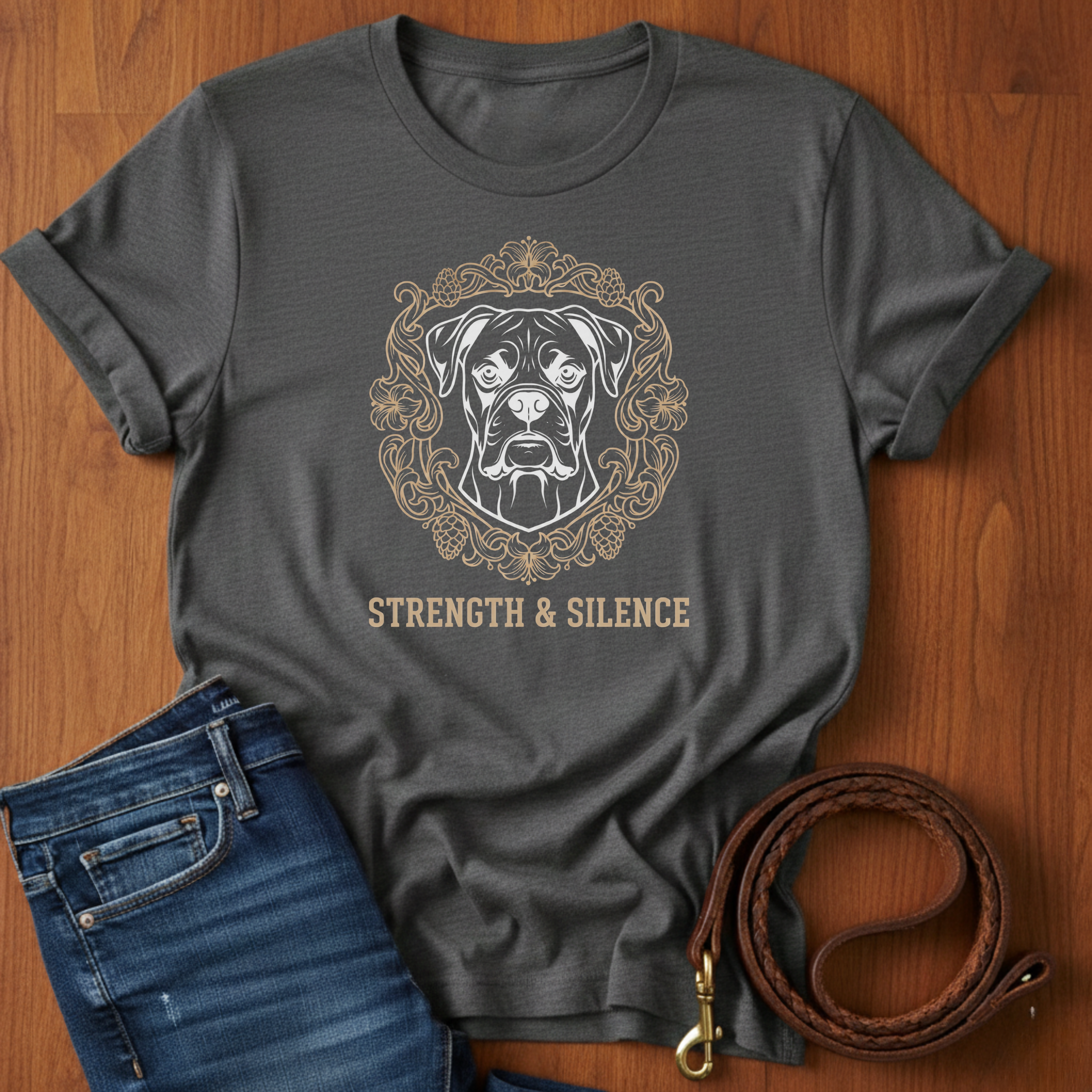 Strength & Silence Boxer T-Shirt