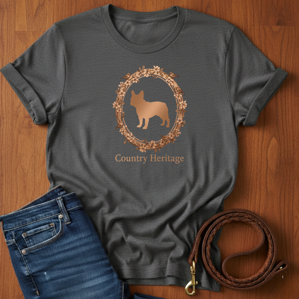 Country Heritage French Bulldog T-Shirt