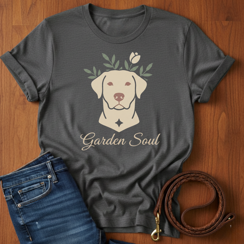 Garden Soul Labrador Retriever T-Shirt — Labrador lover t-shirt by Always My Dog