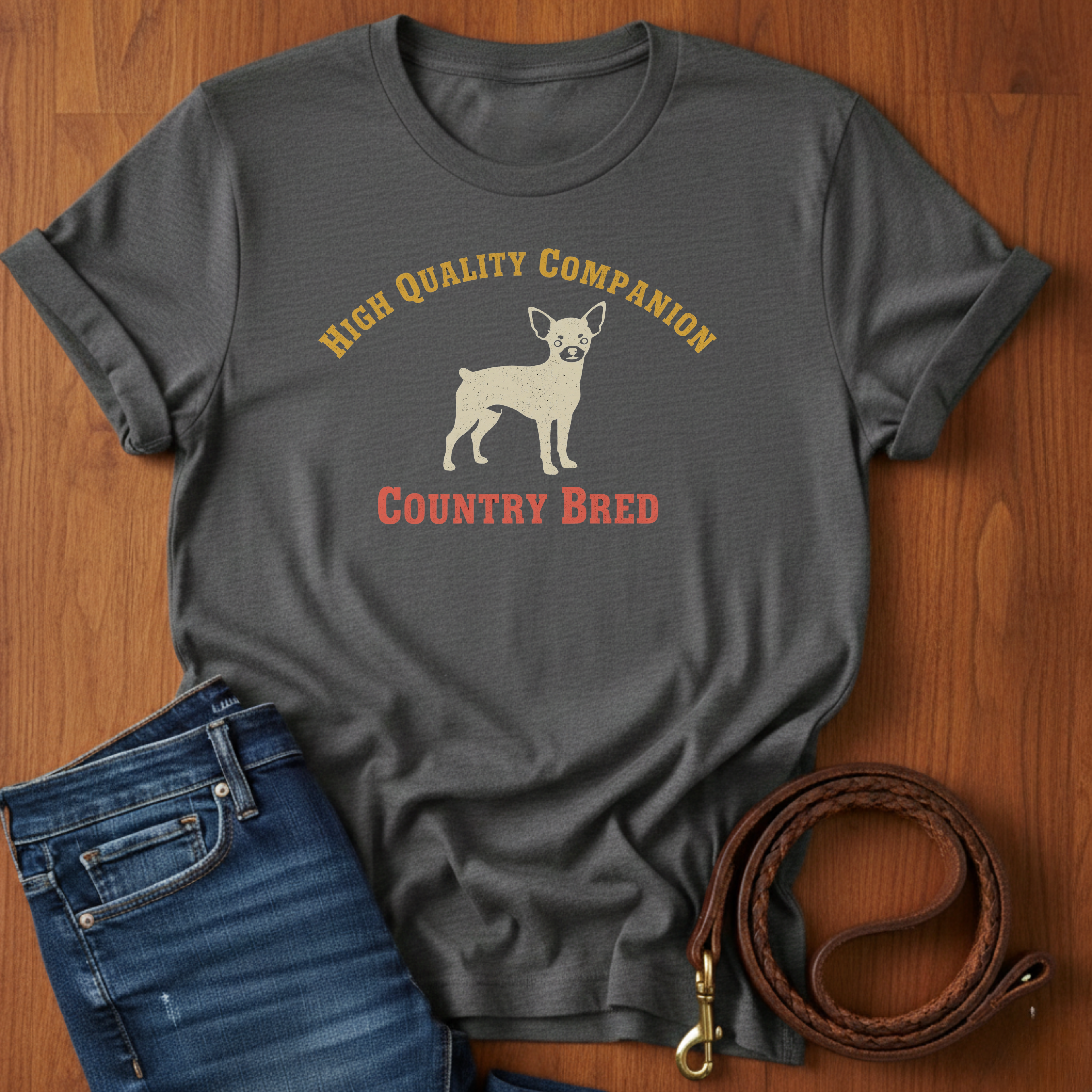High Quality Companion Chihuahua T-Shirt — Chihuahua lover t-shirt by Always My Dog