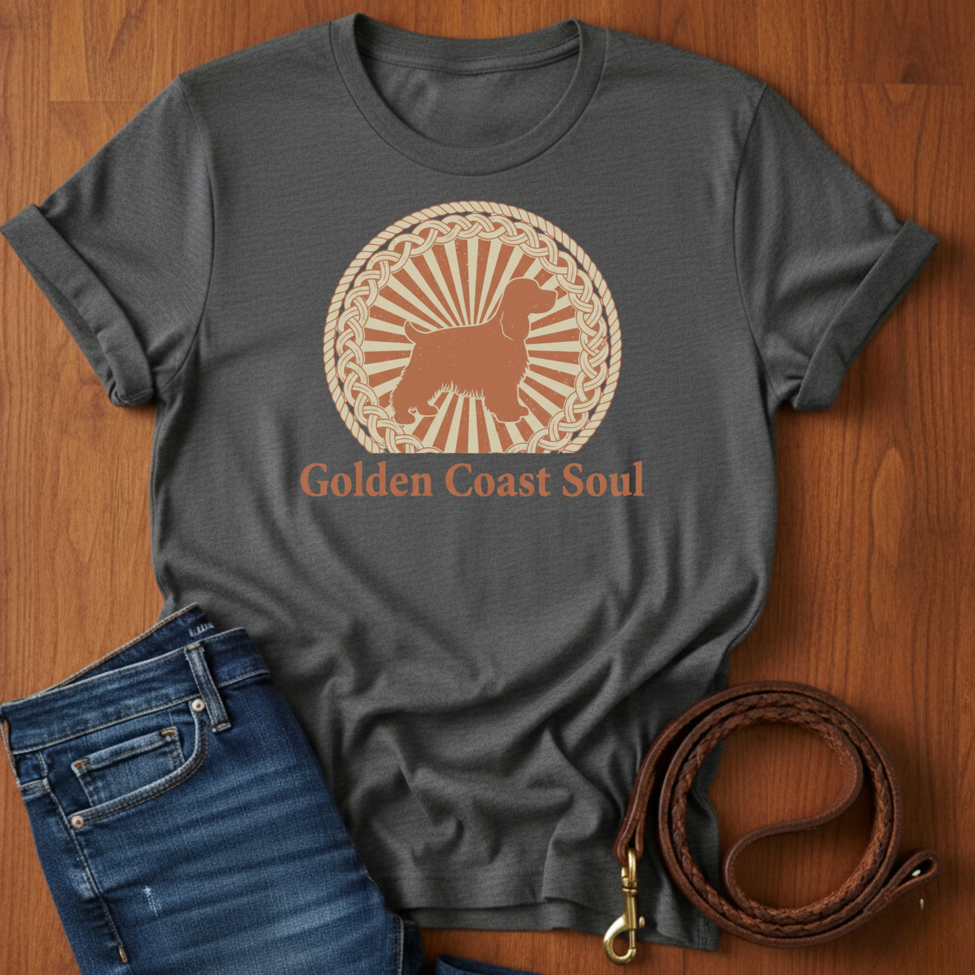 Golden Coast Soul Spaniel T-Shirt — dog lover t-shirt by Always My Dog