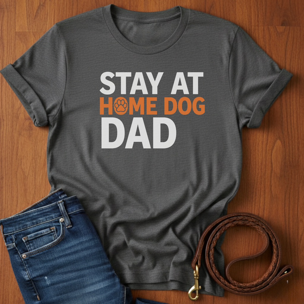 Stay At Home Dog Dad T-Shirt