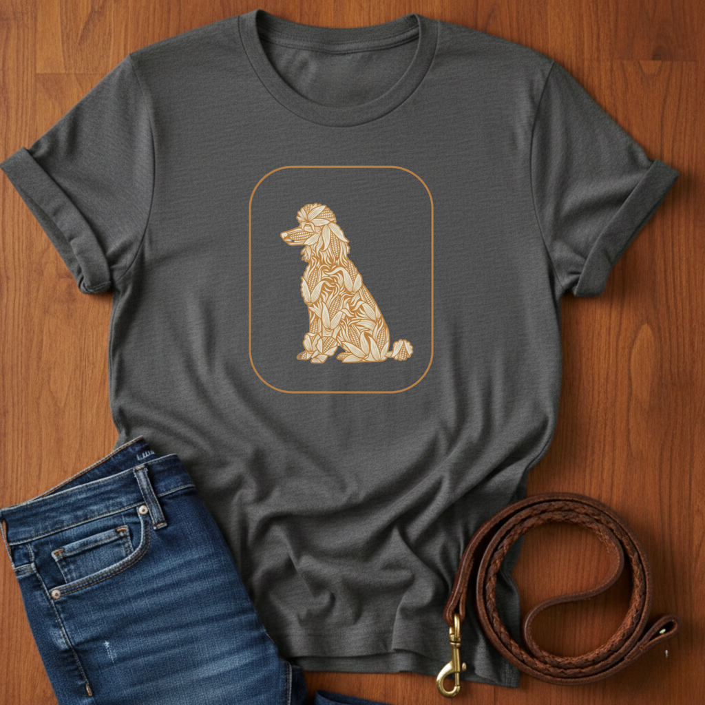 Corn Husk Country Poodle T-Shirt
