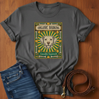 Organic Barking Labrador Retriever T-Shirt — detail view — Always My Dog