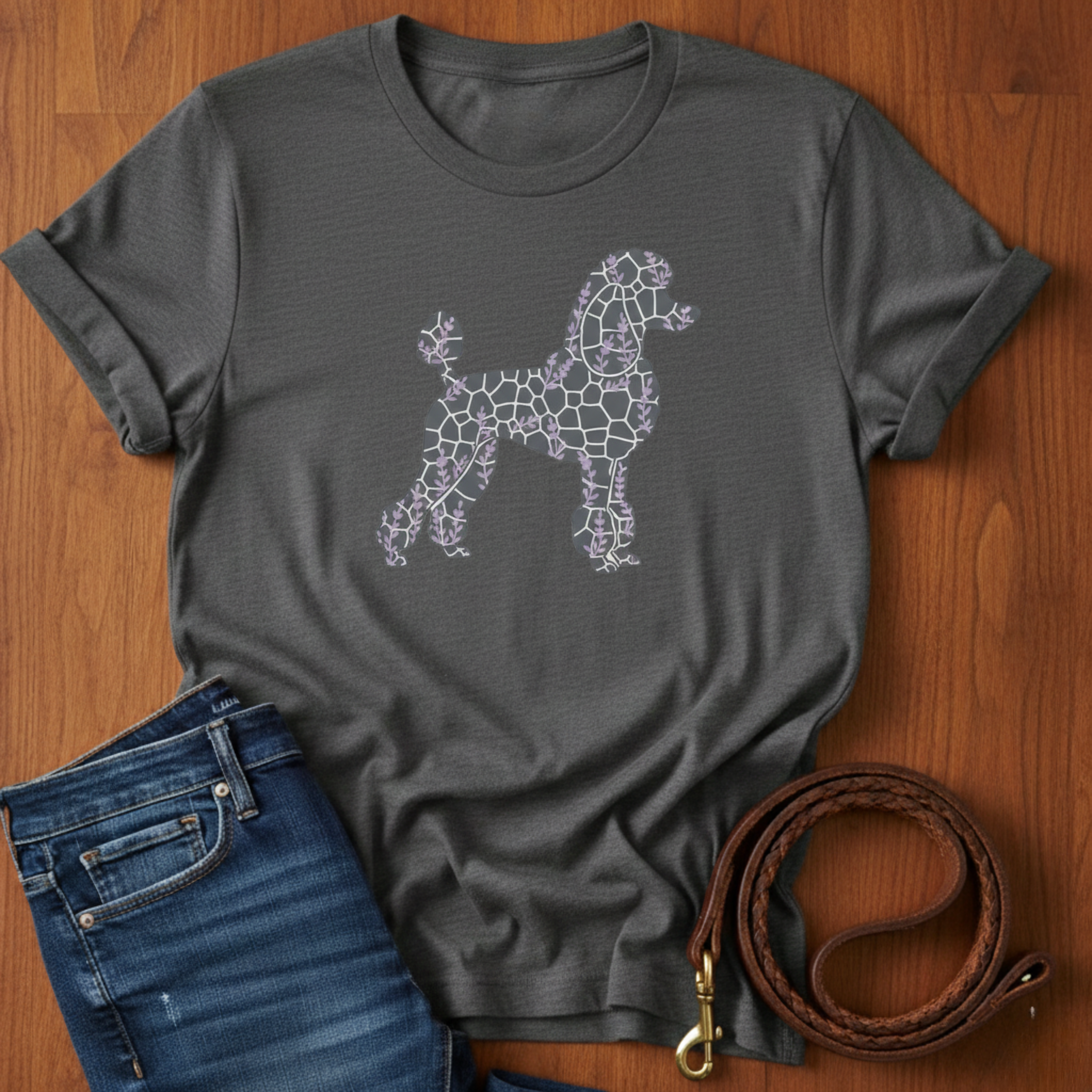 Cobblestone Poodle T-Shirt