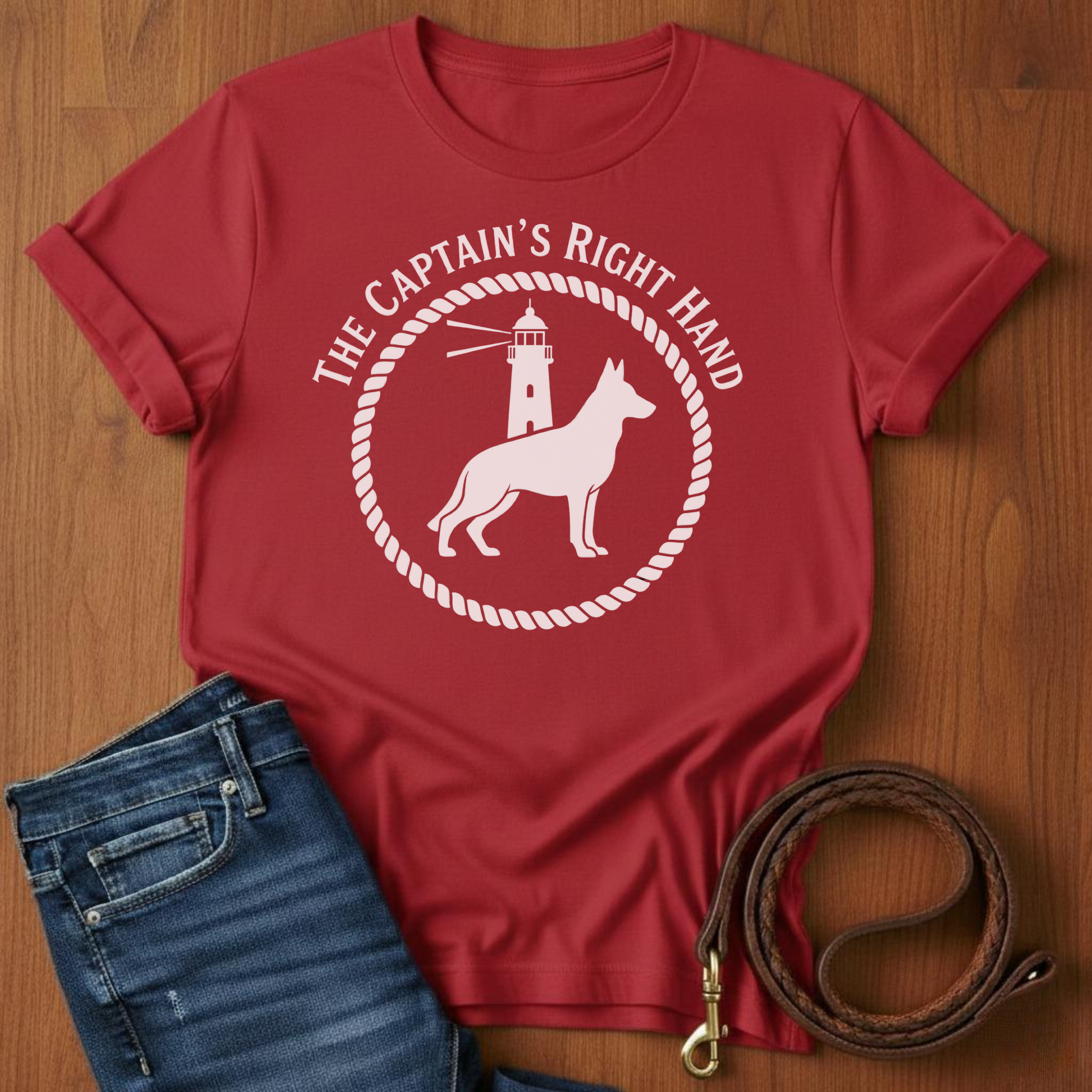 The Captain's Right Hand German Shepherd T-Shirt