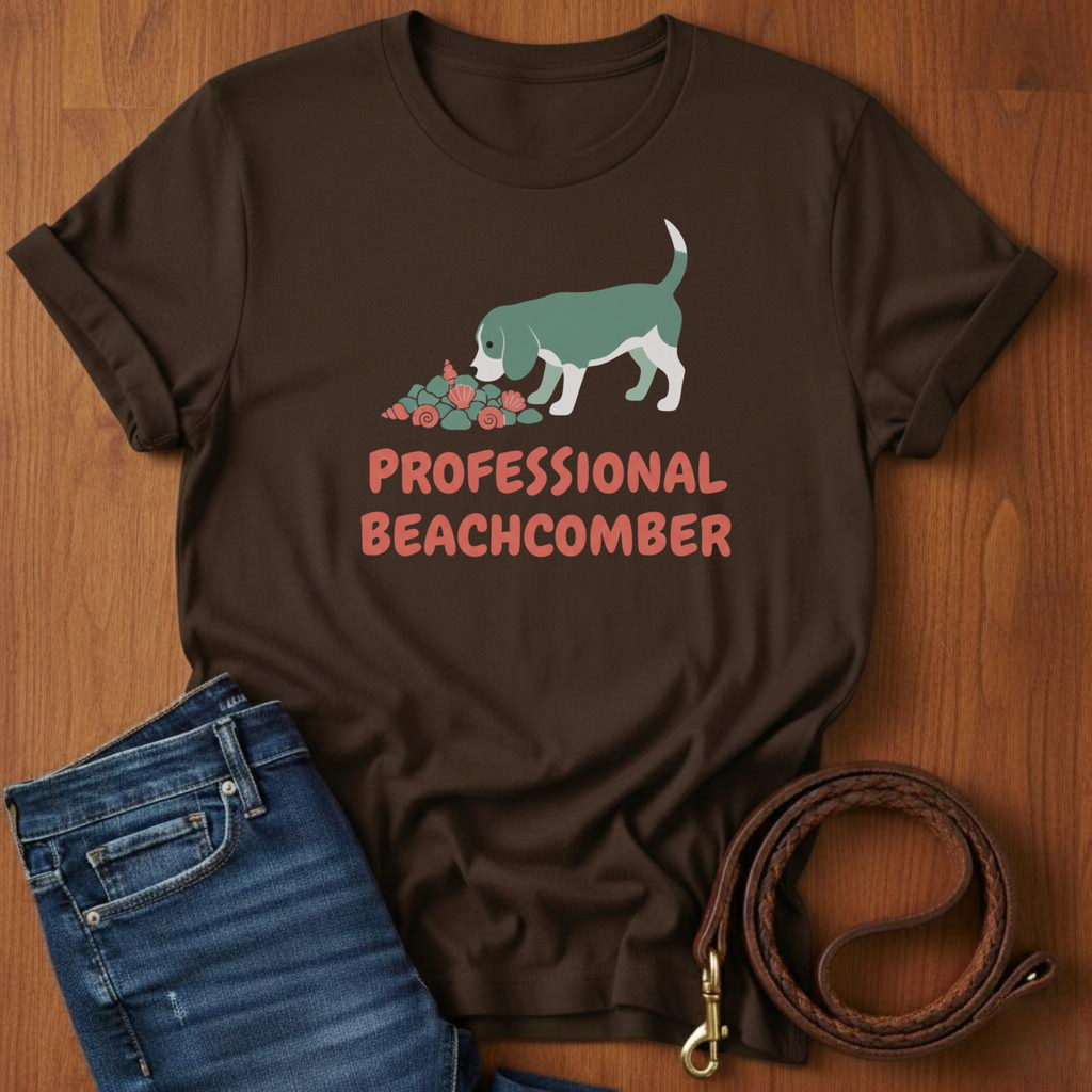 Professional Beachcomber Beagle T-Shirt