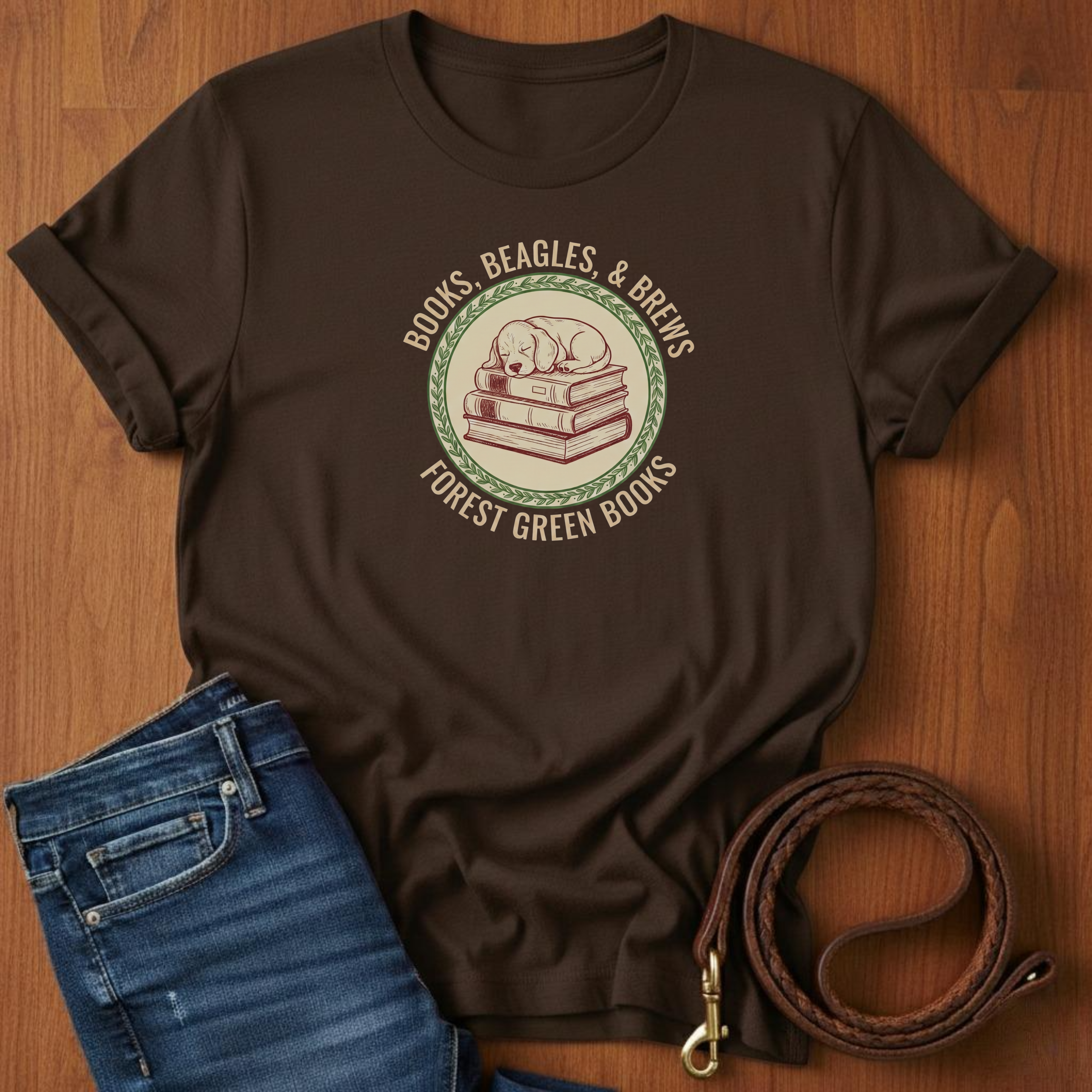 Books, Beagles, and Brews T-Shirt