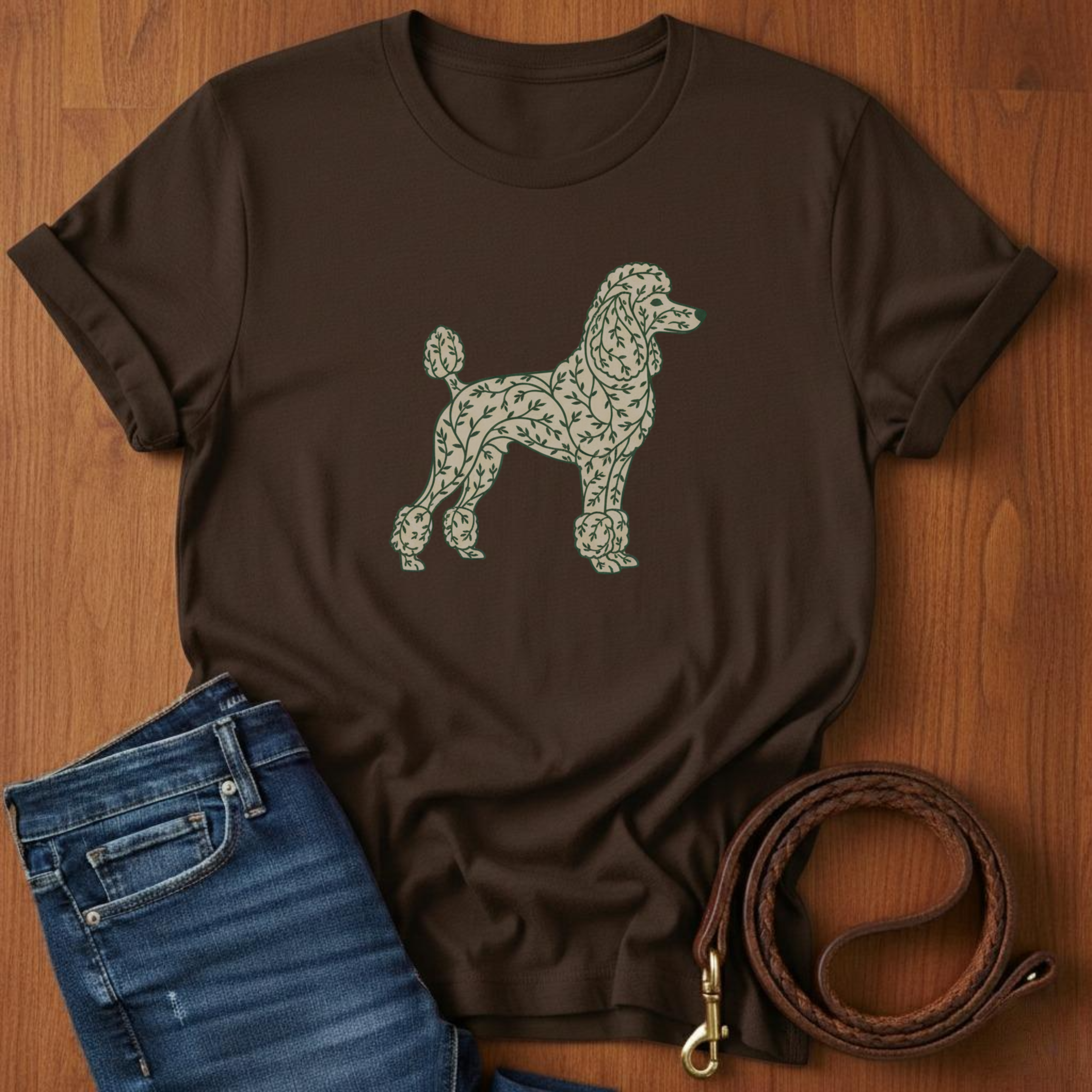 Willow Branch Poodle T-Shirt