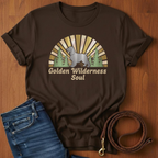 Golden Wilderness Soul Spaniel T-Shirt — close-up — Always My Dog