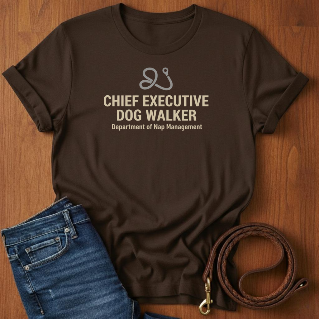 Chief Executive Dog Walker T-Shirt