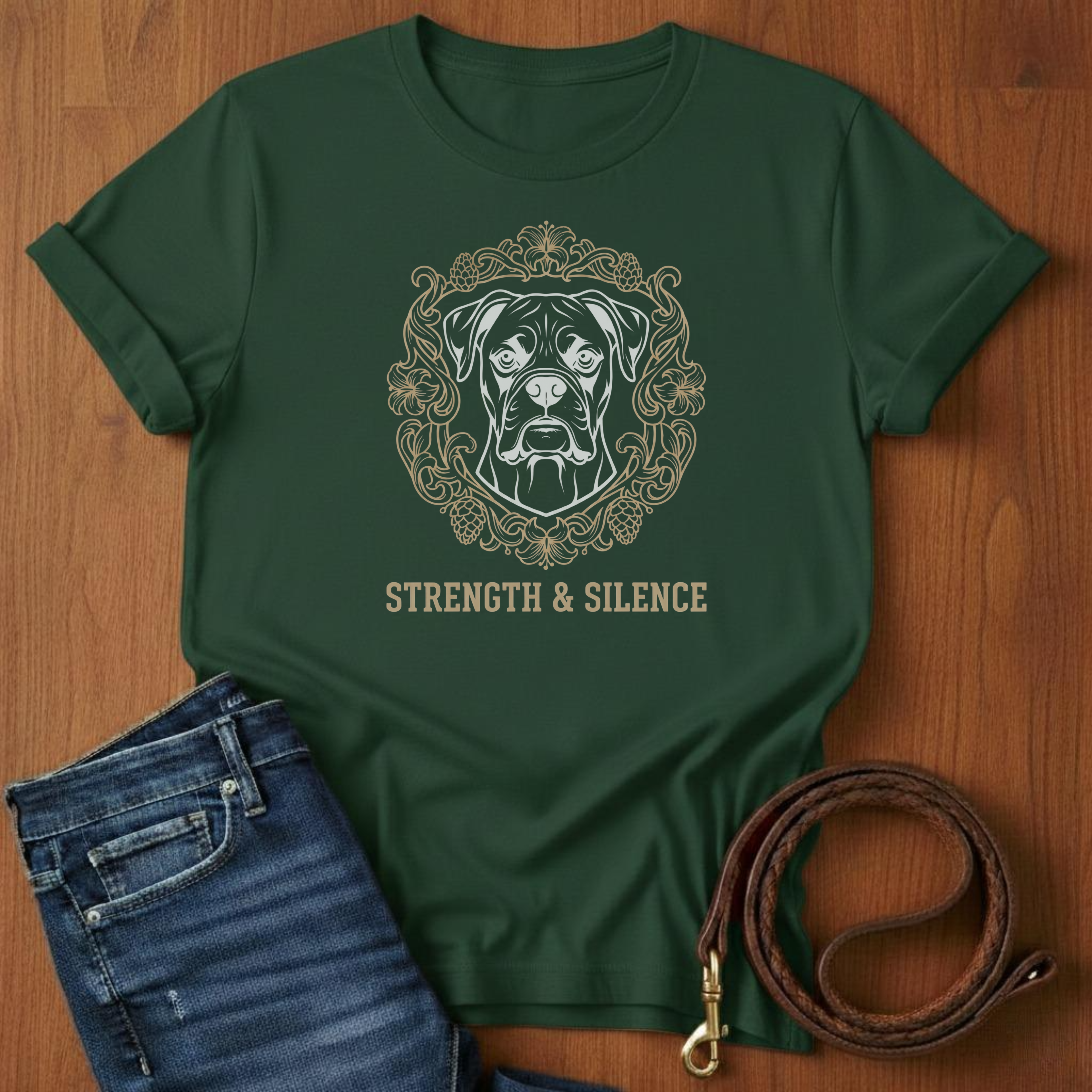 Strength & Silence Boxer T-Shirt