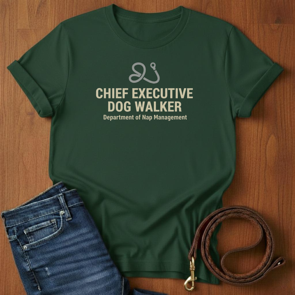 Chief Executive Dog Walker T-Shirt