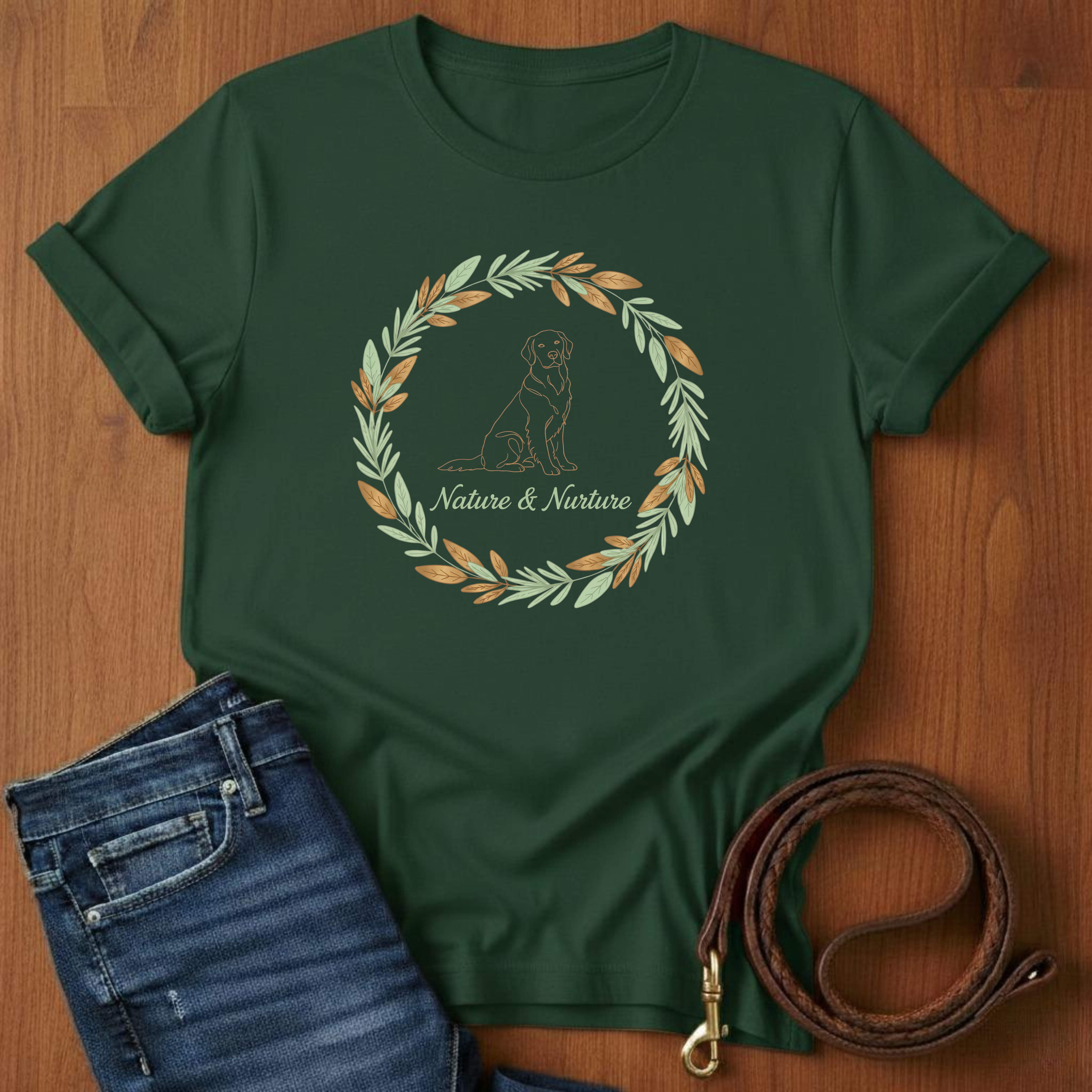 Nature And Nurture T-Shirt — dog lover t-shirt by Always My Dog