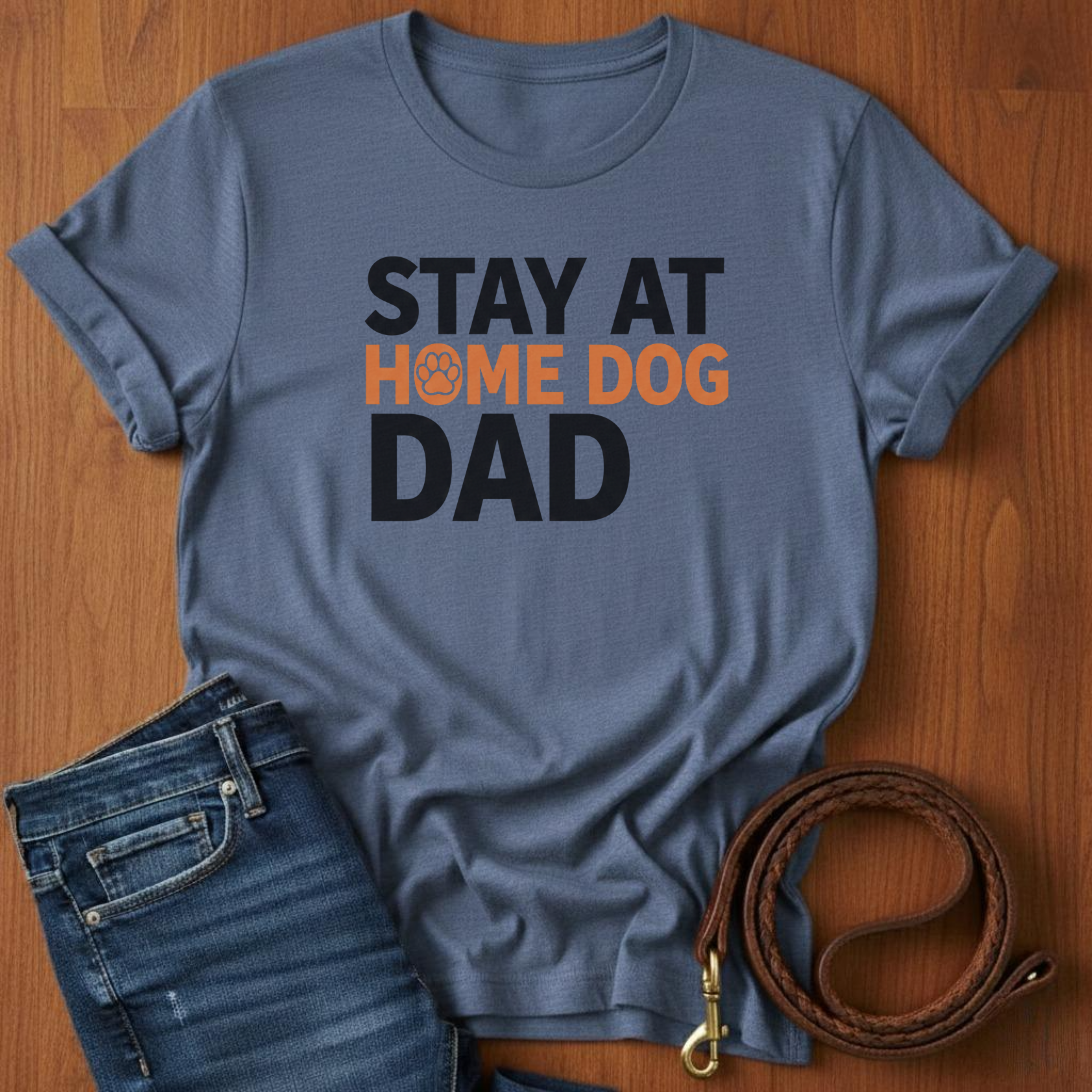 Stay At Home Dog Dad T-Shirt