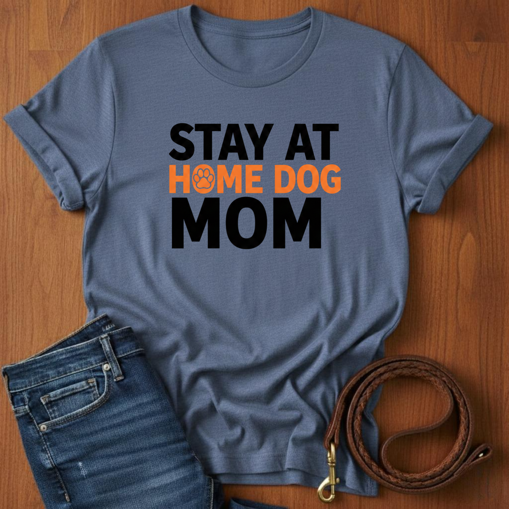 Stay At Home Dog Mom T-Shirt