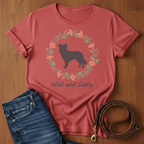 Wild and Salty Border Collie T-Shirt