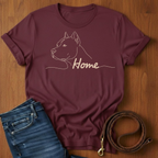 Pitbull Home T-Shirt — detail view — Always My Dog