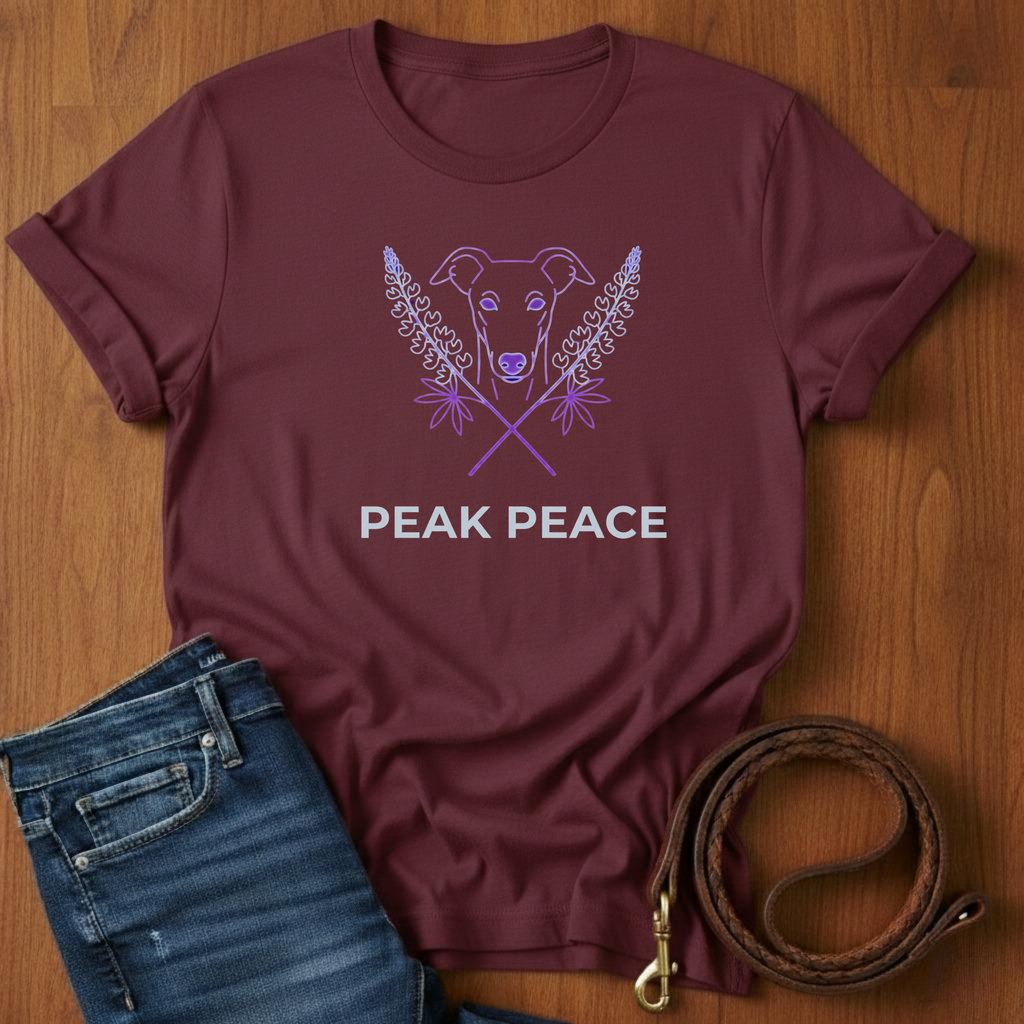Peace, Love, And Paws Greyhound T-Shirt