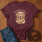 Golden Soul T-Shirt — detail view — Always My Dog