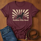 Golden City Soul Spaniel T-Shirt — alternate color — Always My Dog