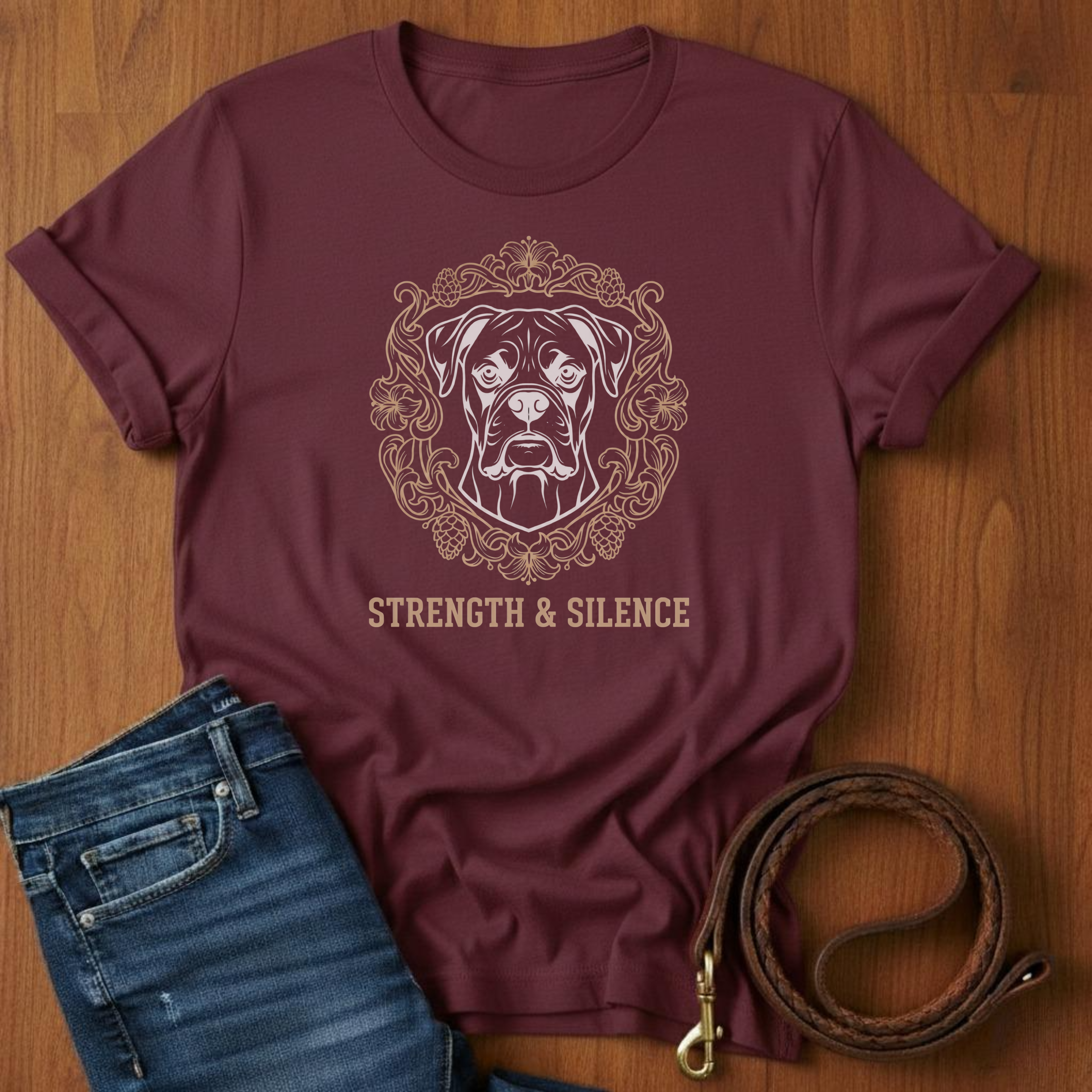Strength & Silence Boxer T-Shirt