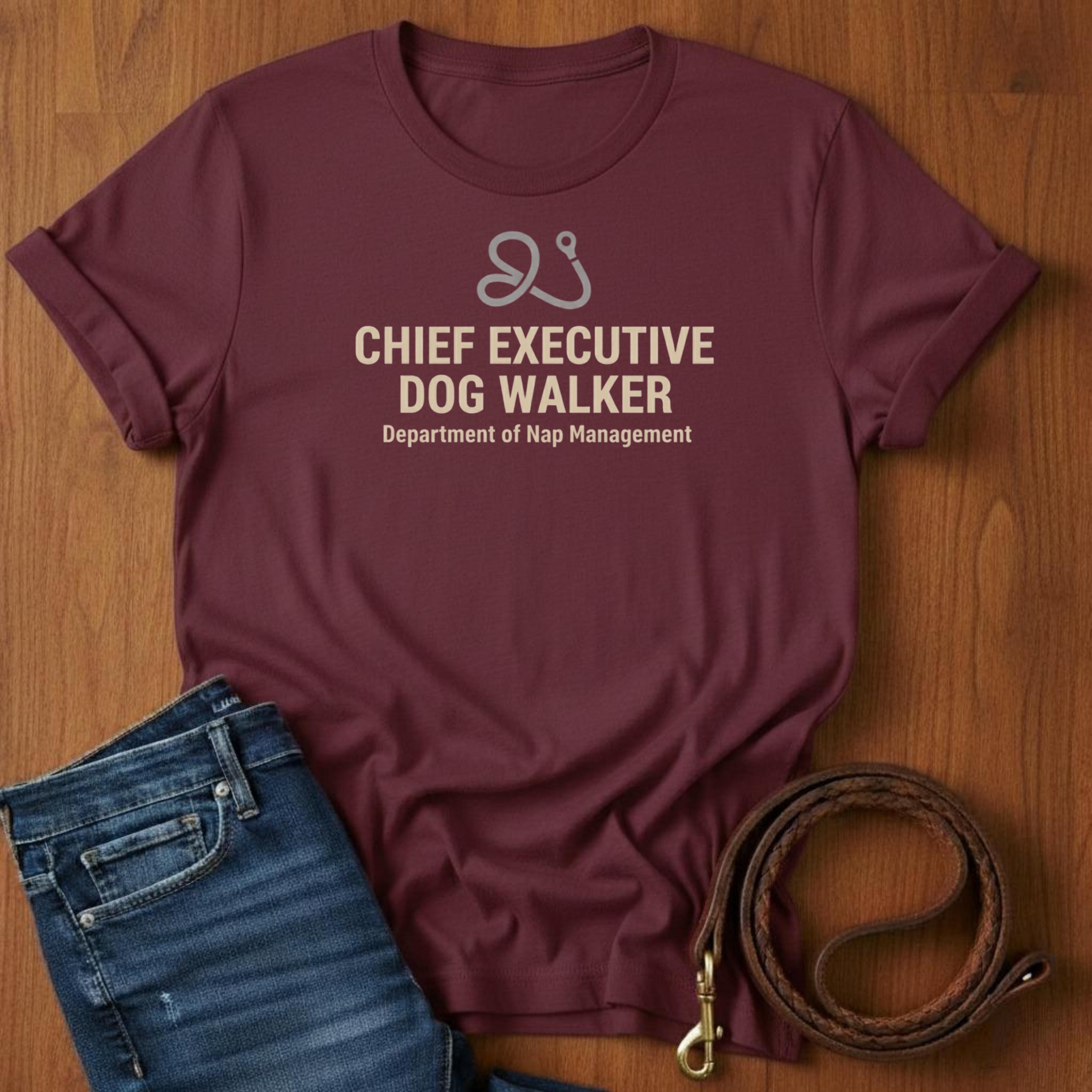 Chief Executive Dog Walker T-Shirt