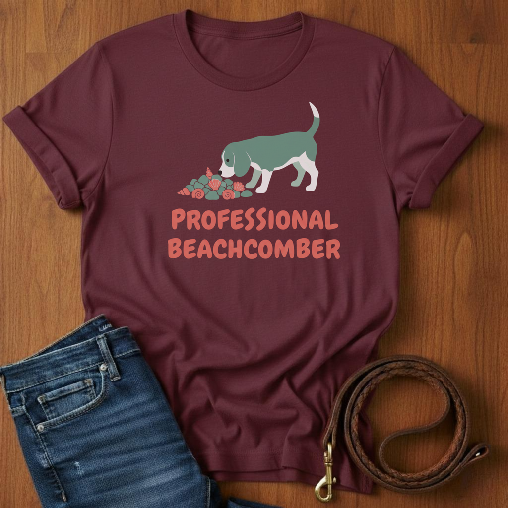Professional Beachcomber Beagle T-Shirt
