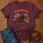 Mountain Grown Basset Hound T-Shirt — alternate color — Always My Dog