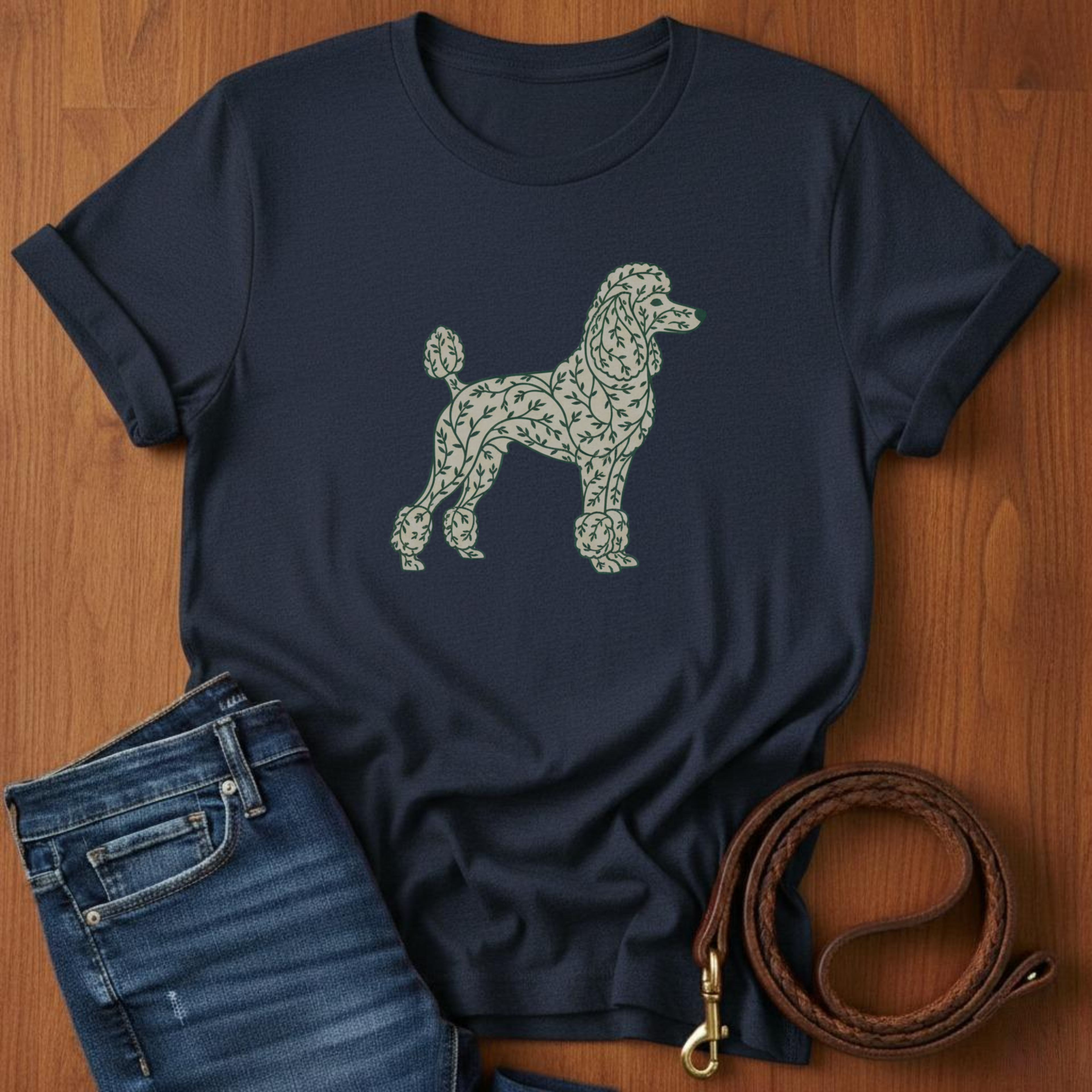 Willow Branch Poodle T-Shirt
