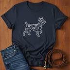 Yorkshire Terrier in Flowers T-Shirt