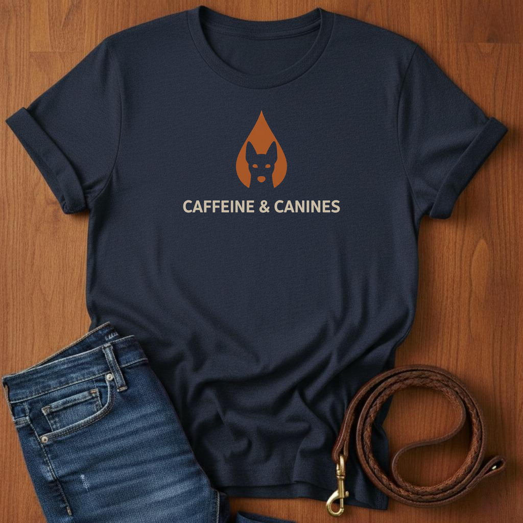 Caffeine and Canines T-Shirt