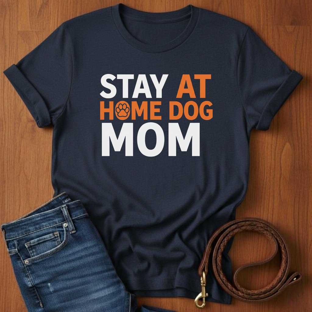 Stay At Home Dog Mom T-Shirt