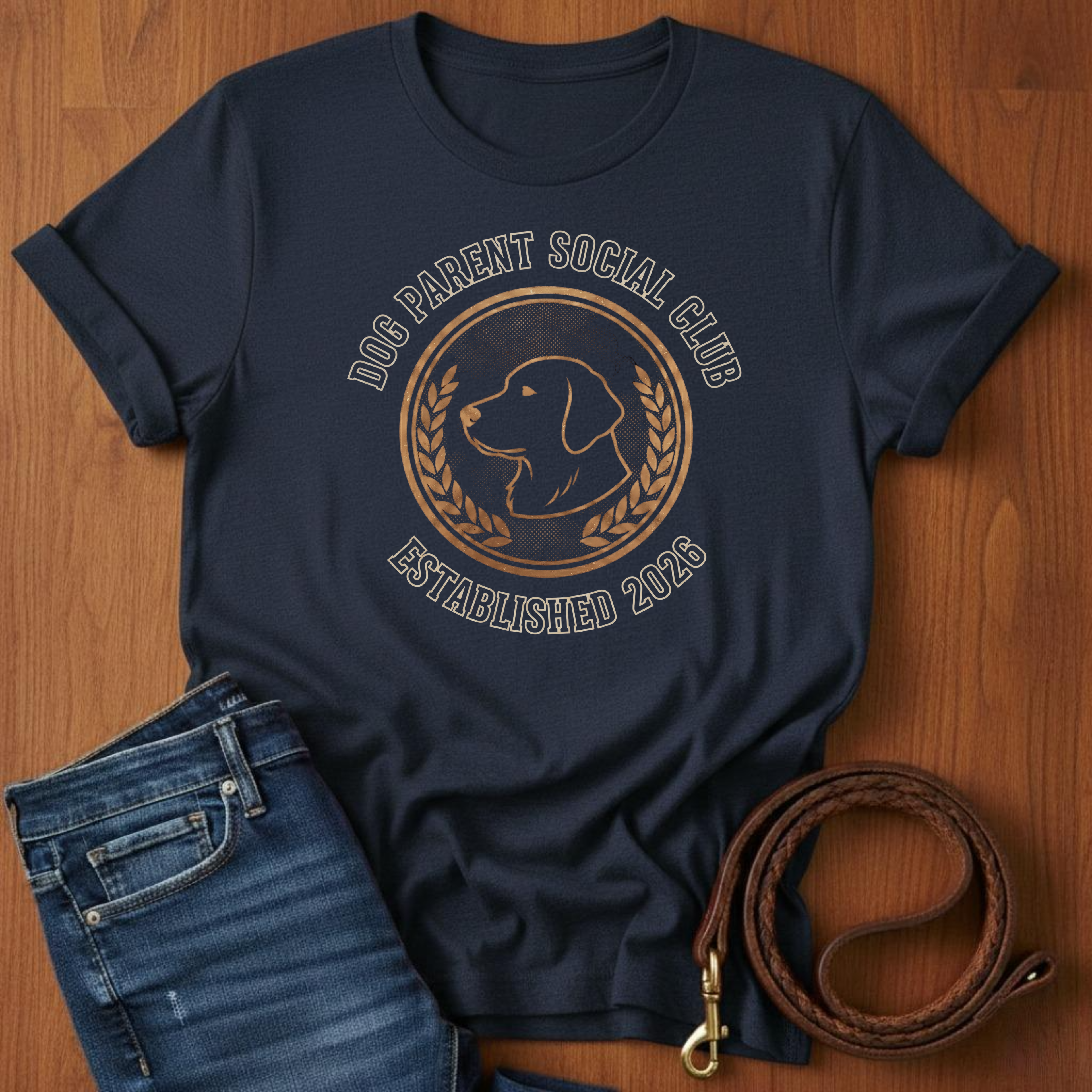 Dog Parent Social Club T-Shirt — detail view — Always My Dog