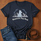 Mountain Dog Mom T-Shirt — detail view — Always My Dog