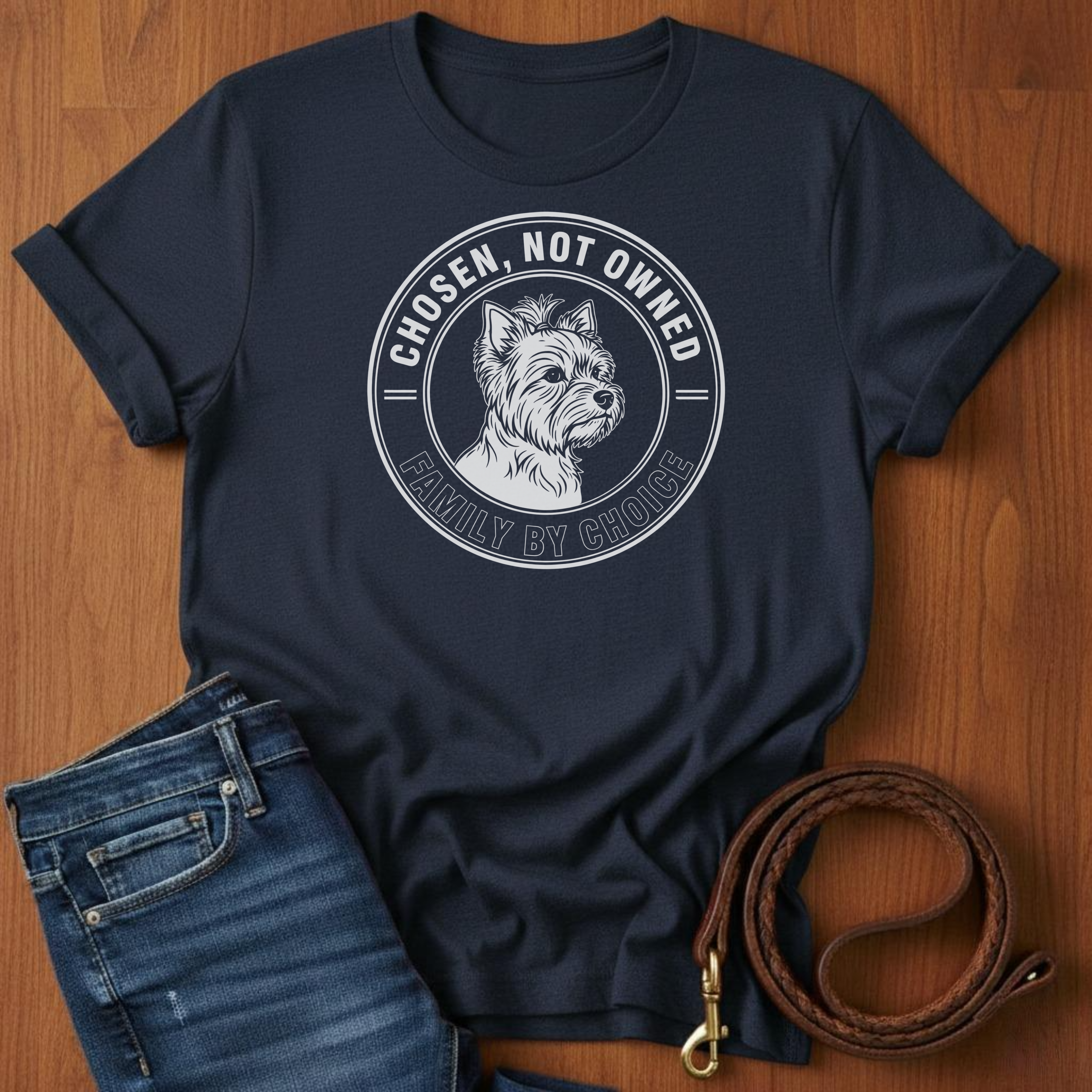 Chosen, Not Owned Yorkshire Terrier T-Shirt