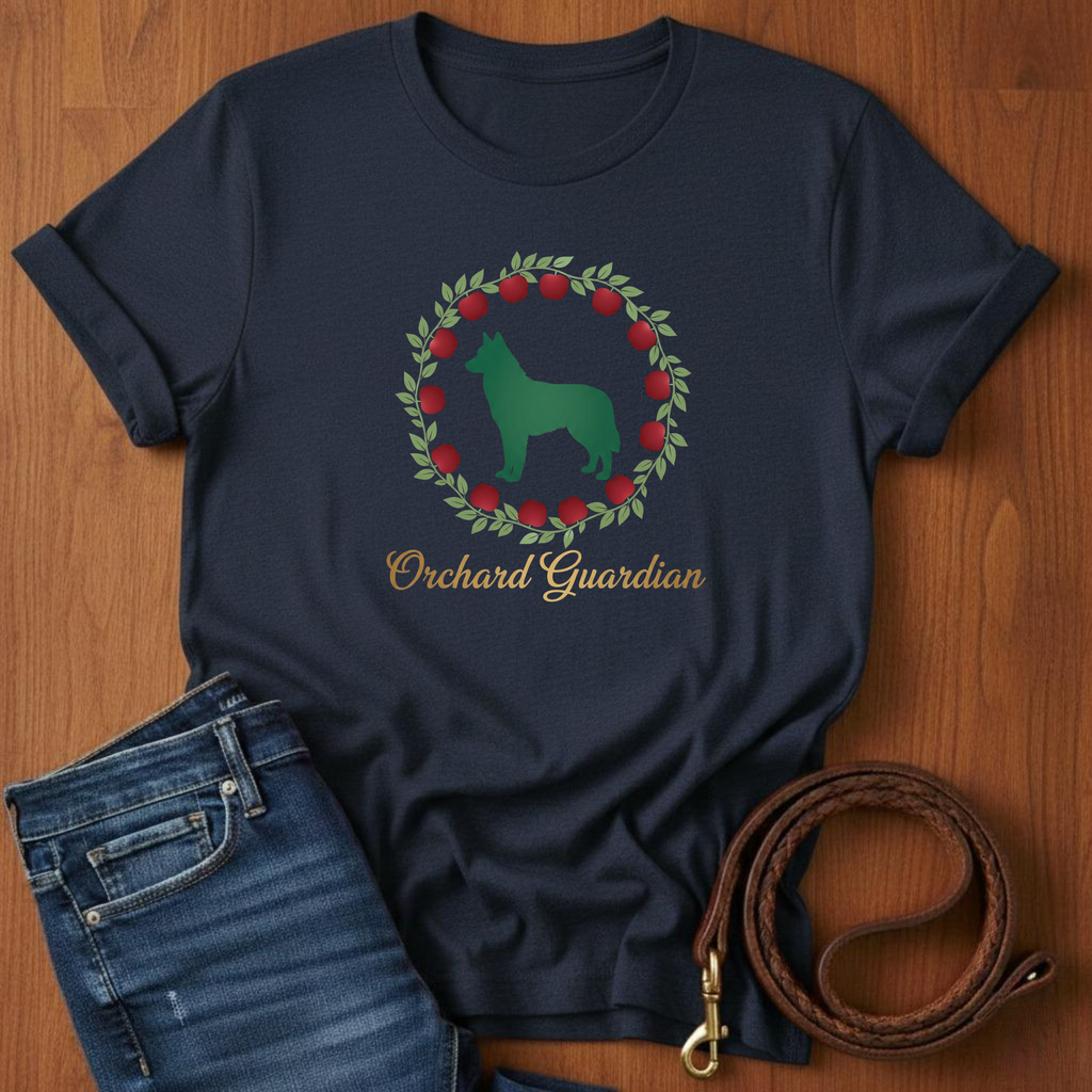 Orchard Guardian T-Shirt — detail view — Always My Dog