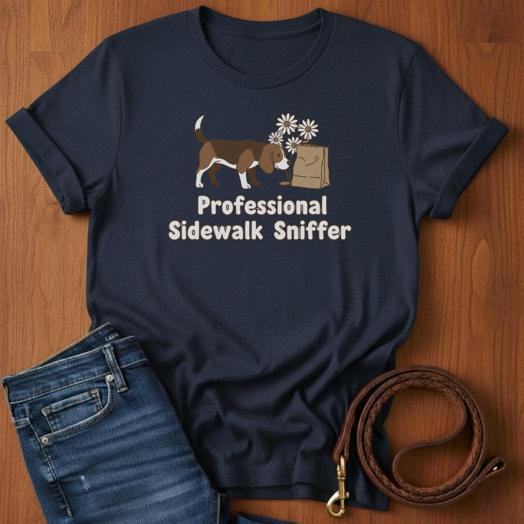 Professional Sidewalk Sniffer Beagle T-Shirt