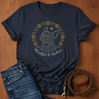Mindful And Mellow French Bulldog T-Shirt — alternate color — Always My Dog