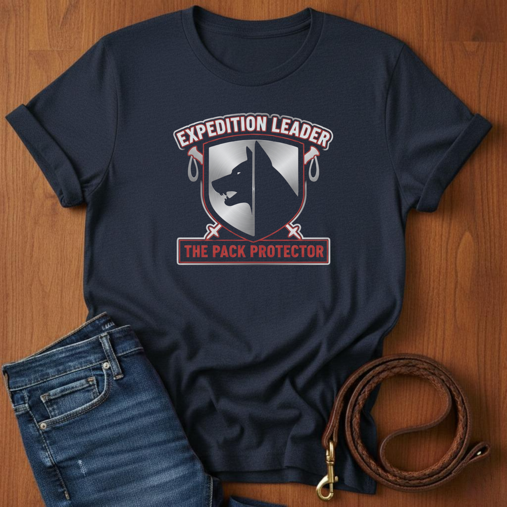 Expedition Leader T-Shirt — detail view — Always My Dog