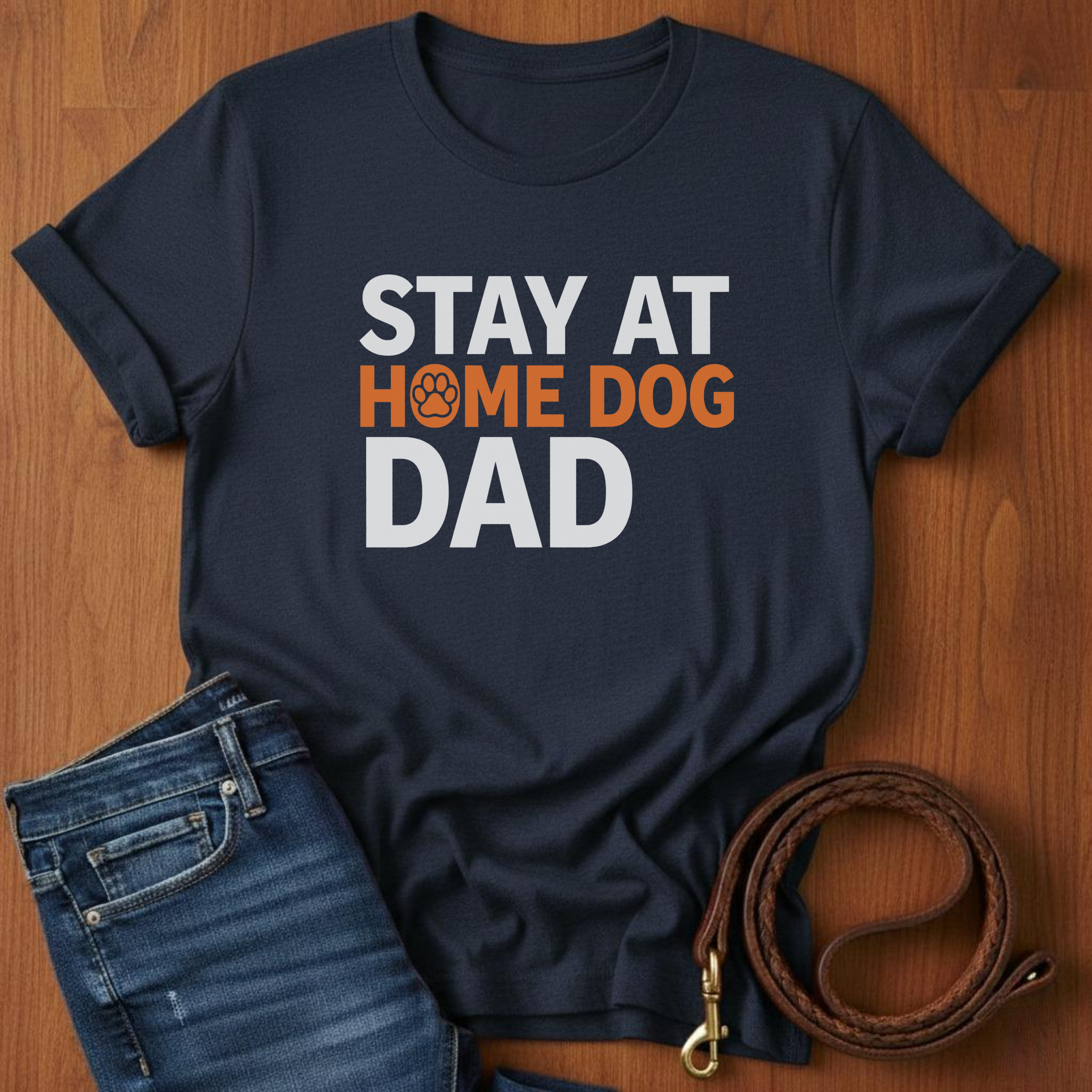 Stay At Home Dog Dad T-Shirt