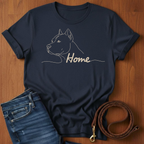 Pitbull Home T-Shirt — detail view — Always My Dog