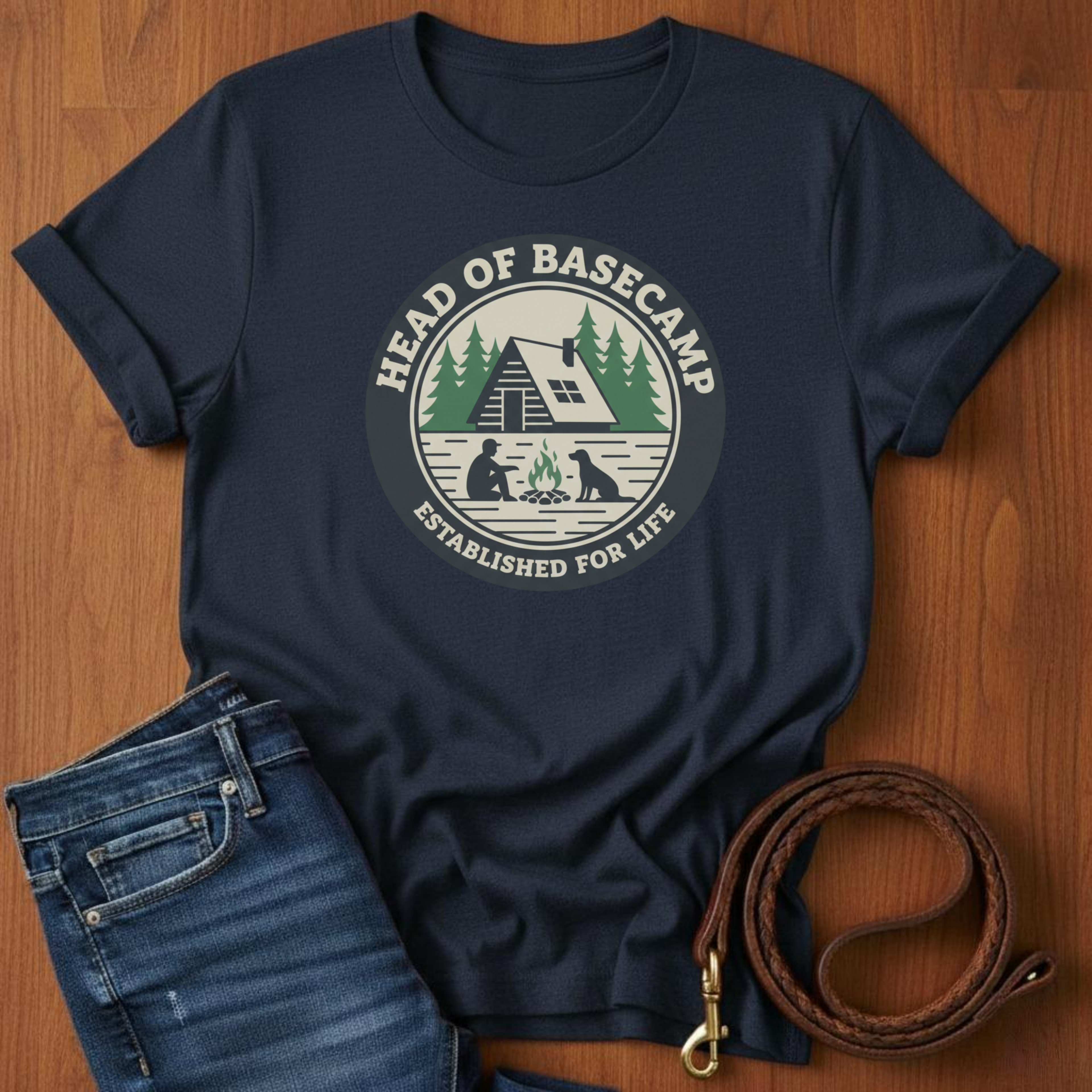 Head of Basecamp T-Shirt — alternate color — Always My Dog