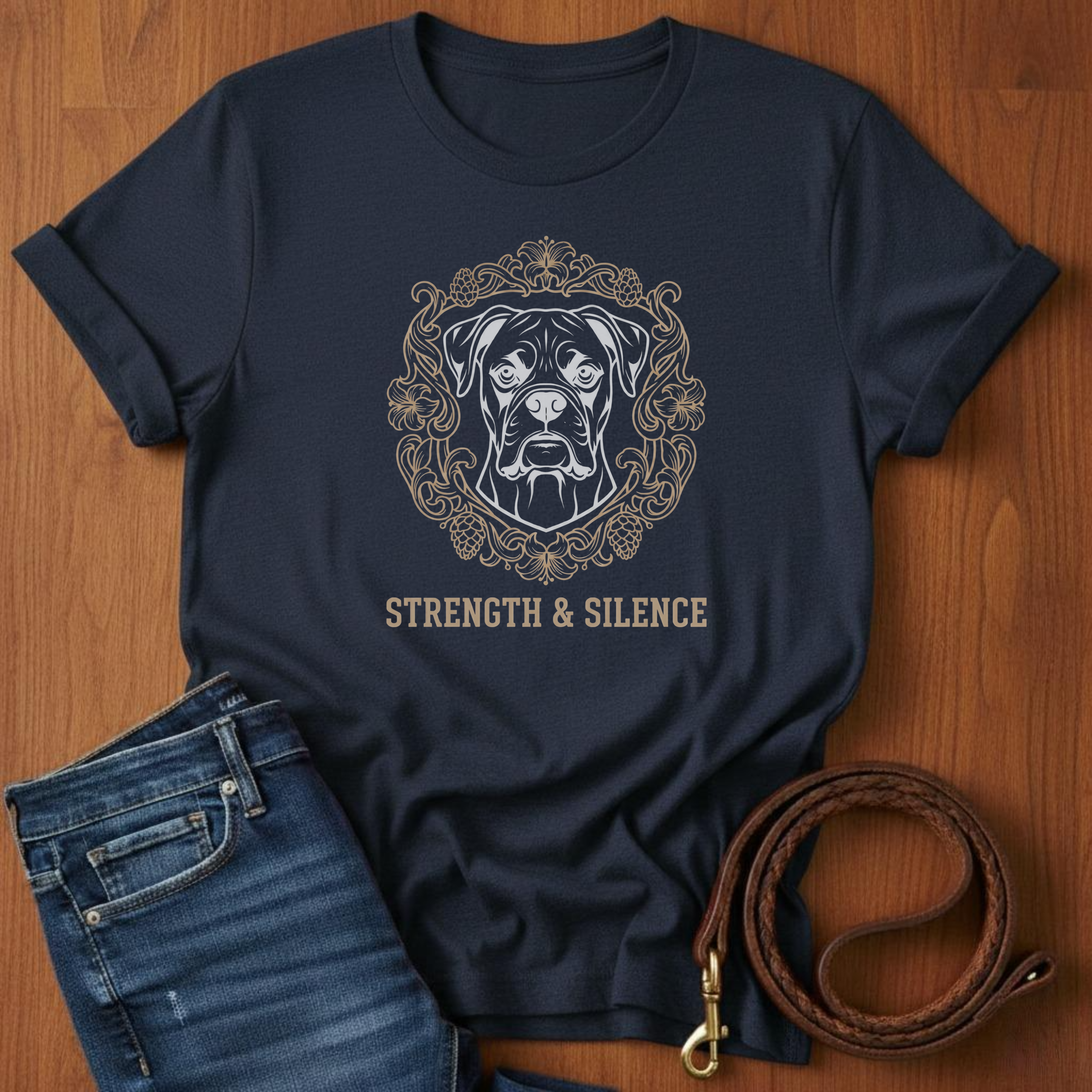 Strength & Silence Boxer T-Shirt