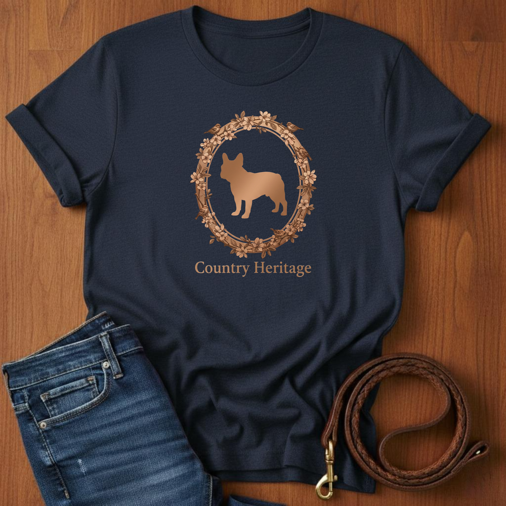 Country Heritage French Bulldog T-Shirt