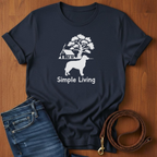 Simple Living Golden Retriever T-Shirt