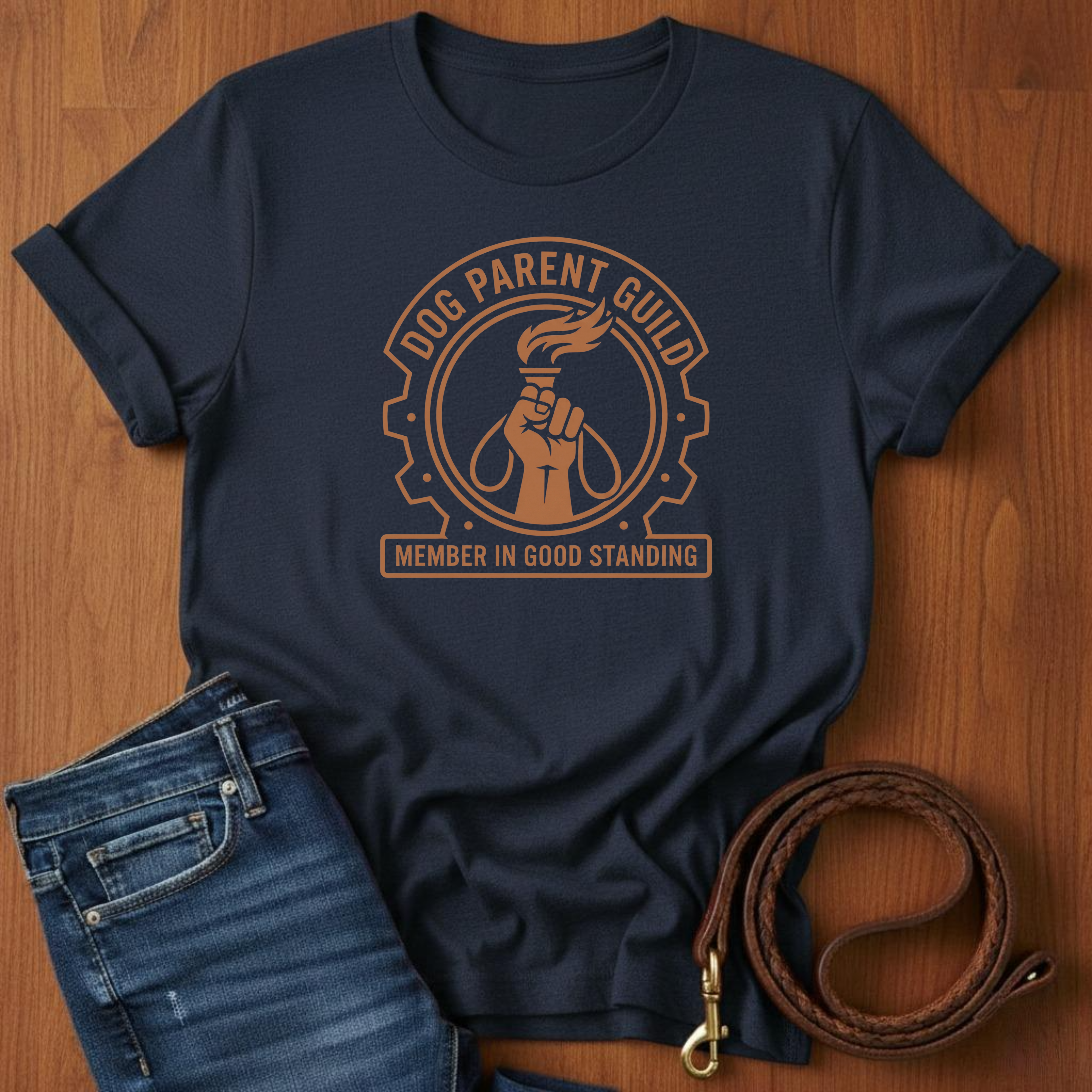 Dog Parent Guild T-Shirt — detail view — Always My Dog